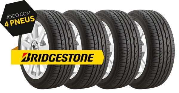 Kit Pneu Aro 15 - 195/60R15 88H TURANZA ER300 Bridgestone 4 Peças