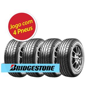 Kit Pneu Aro 15 Bridgestone 205/55R15 Potenza GIII 88V 4 Unidades