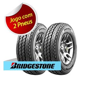 Kit Pneu Aro 14 Bridgestone 195R14C Duravis R630 R106/104 2 Unidades