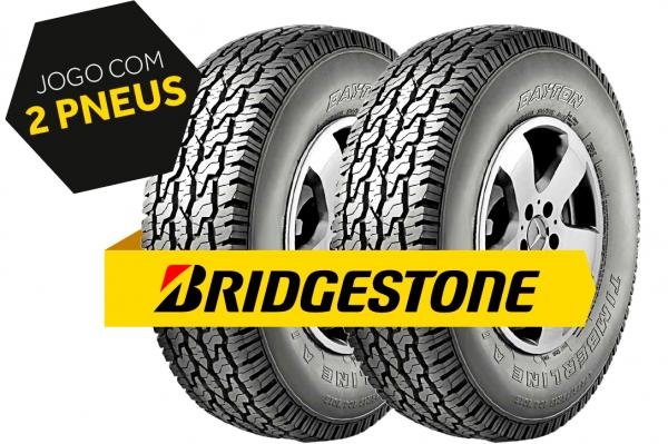 Kit Pneu Aro 15 - LT255/75R15 Timberline A/T Dayton Bridgestone 2 Peças