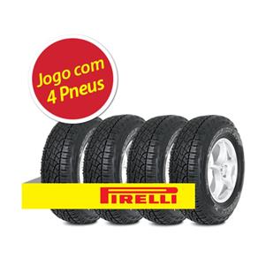 Kit Pneu Aro 15 Pirelli 205/60R15 Scorpion ATR Letra Branca 91H 4 Unidades