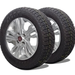 Kit 2 pneu aro 14 remold 175/70r14 atr strong