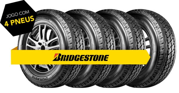 Kit Pneu Aro 16 - 205/75R16C Duravis R630 Bridgestone 4 Peças