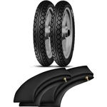 Kit Pneu Biz Pop 80/100-14 + 60/100-17 MT15 Pirelli