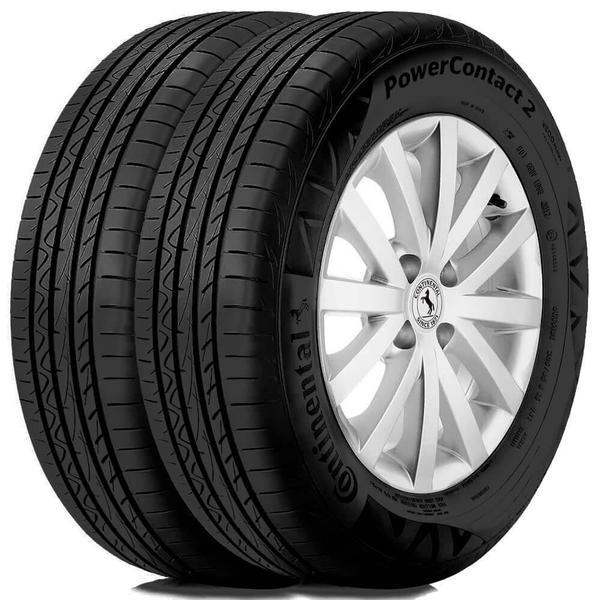 Kit 2 Pneu Continental Aro 16 195/55r16 87h Powercontact2 Original New Fiesta