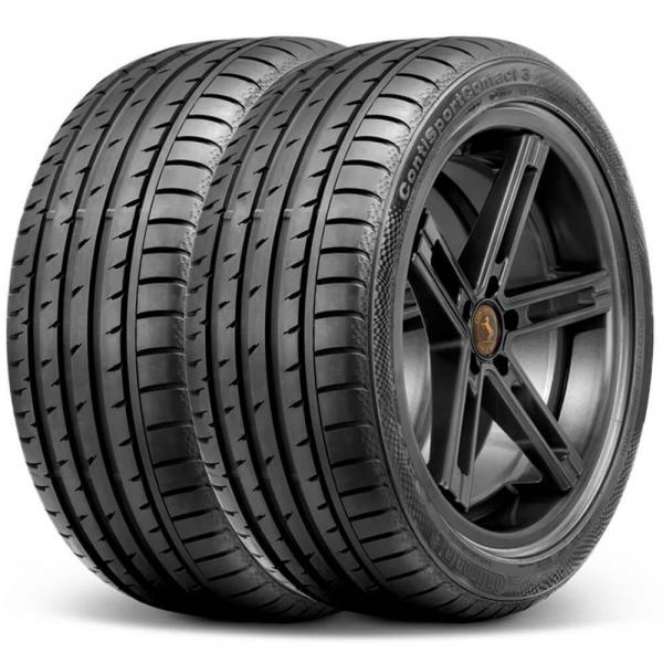 Kit 2 Pneu Continental Aro 17 205/45r17 84w ContiSportContact 3 Run Flat