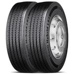 Kit 2 Pneu Continental Aro 17.5 235/75r17.5 132/130m Hybrid Ls