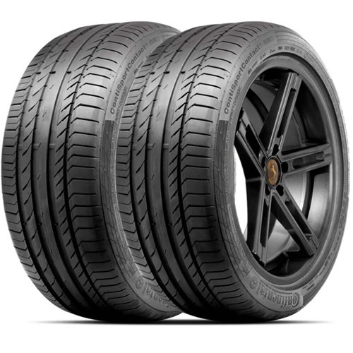 Kit 2 Pneu Continental Aro 18 225/45R18 95Y Contisportcontact 5 Ssr Run Flat