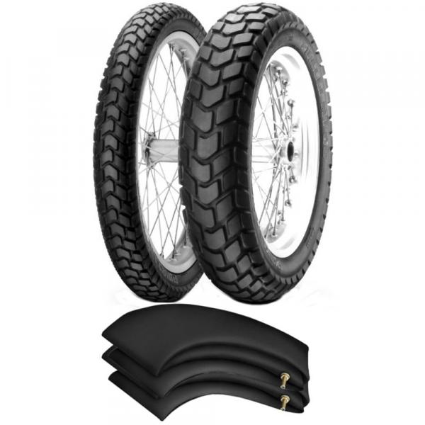 Kit Pneu Falcon 400 Xre 190 Xt 600 90/90-21 + 120/90-17 Mt60 Pirelli - Pirelli Moto