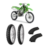 Kit Pneu Honda Crf 230f 110/110-18 + 80/100-21 Scorpion Mx Extra X Pirelli