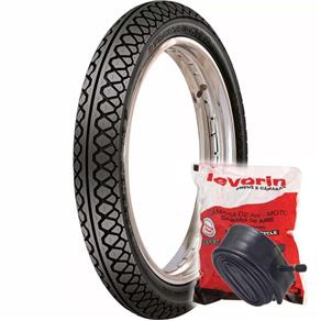 Kit Pneu Maggion Streetfighter 2.75-17 47L TT + Câmara MSB17 Levorin