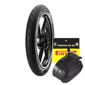 Kit Pneu Pirelli Super CITY 60/100-17 33L TT + Câmara MA-17 Pirelli