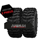 Kit Pneu Quadriciclo At26x9r12 6pr Tl [at33] Arisun 2 Peças