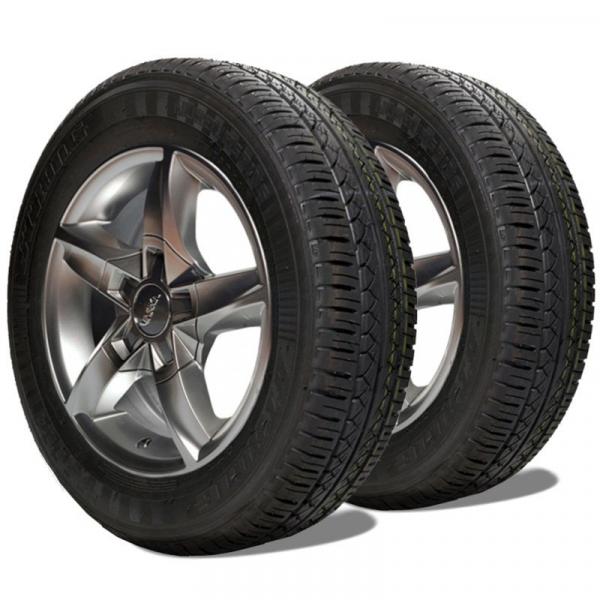 Kit 2 Pneu Remoldado Aro 14 175/70r14 Strong