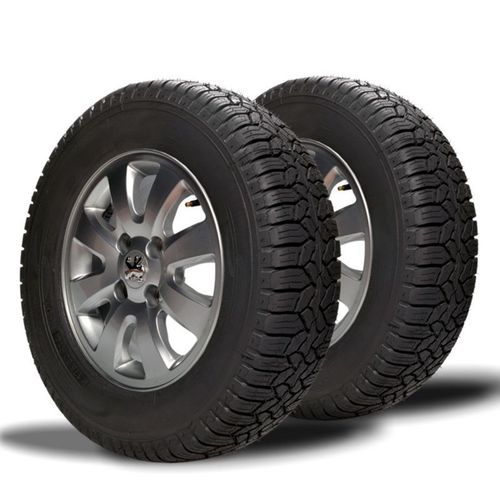 Kit 2 Pneu Remoldado Aro 14 175/80r14 Am Plus