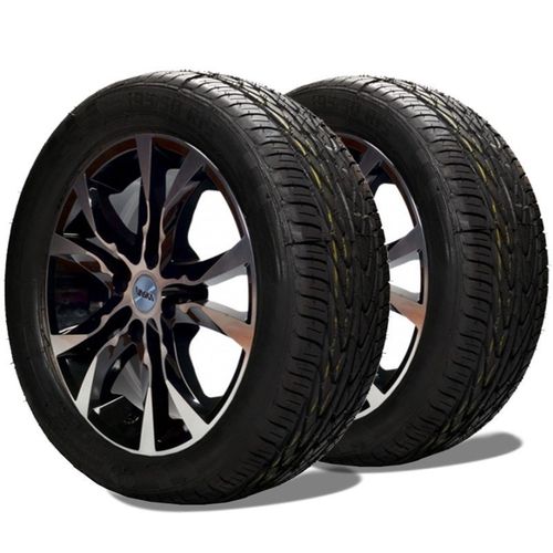 Kit 2 Pneu Remoldado Aro 15 195/50r15 Am Plus