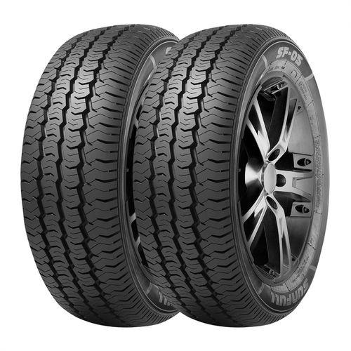 Kit Pneu Sunfull Aro 16 225/65r16 Sf-05 8 Lonas 112/110t 2 Un