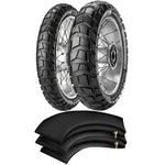 Kit Pneu Tiger 800 Xc 90/90-21 + 150/70-17 Karoo3 Metzeler