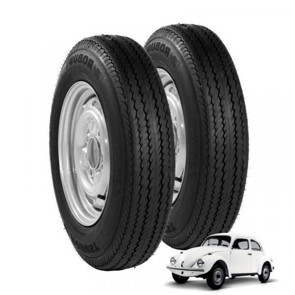 Kit 2 Pneu Tornado Fusca Novo Aro 15 5-60 R15 Robust