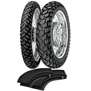 Kit Pneu Bros 150 Crosser 150 110/90-17 + 90/90-19 Enduro 3 Sahara Metzeler