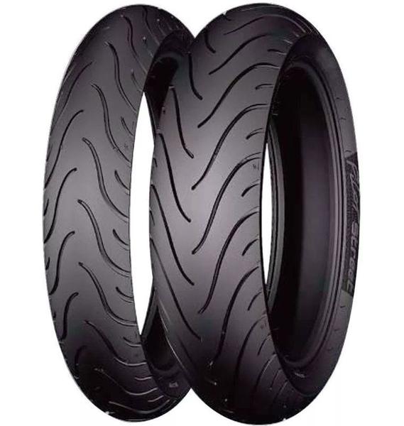 Kit 2 Pneus 110/70-17 + 130/70-17 Michelin Street Fazer Twister