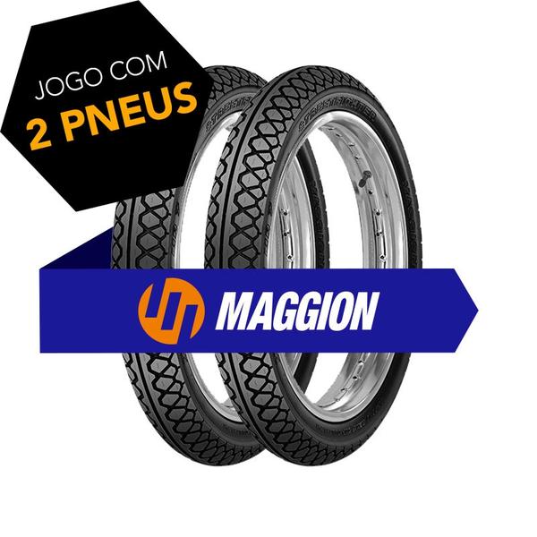 Kit 2 Pneus - 125 - 3.50-10 Street Sport S/c Maggion