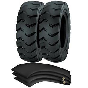 Kit 2 Pneus Empilhadeira 600-9 Ci84 12 Lonas Tubetype Pirelli + Camaras