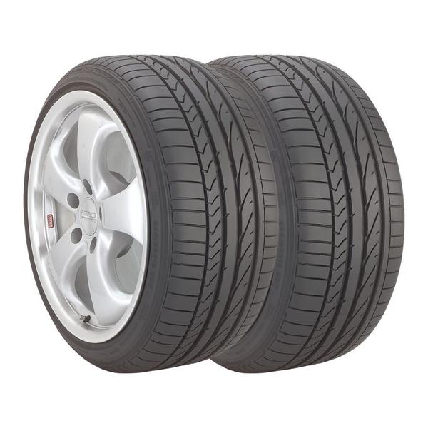 Kit 2 Pneus Bridgestone 215/40R18 RE050A Run Flat Fabricação 2012