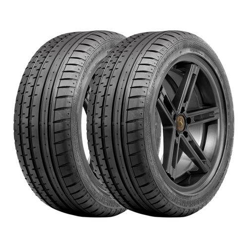 Kit 2 Pneus Continental Aro 17 225/45r17 Contisportcontact 2 Run Flat 91w