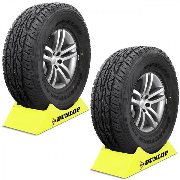 Kit 2 Pneus Dunlop Aro 16 265/70R16 112T GRANDTREK AT3 Caminhonete Pick-Up SUV