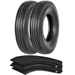 Kit 2 Pneus F4000 608 750-16 Ct52 Liso 10 Lonas Pirelli + Camaras