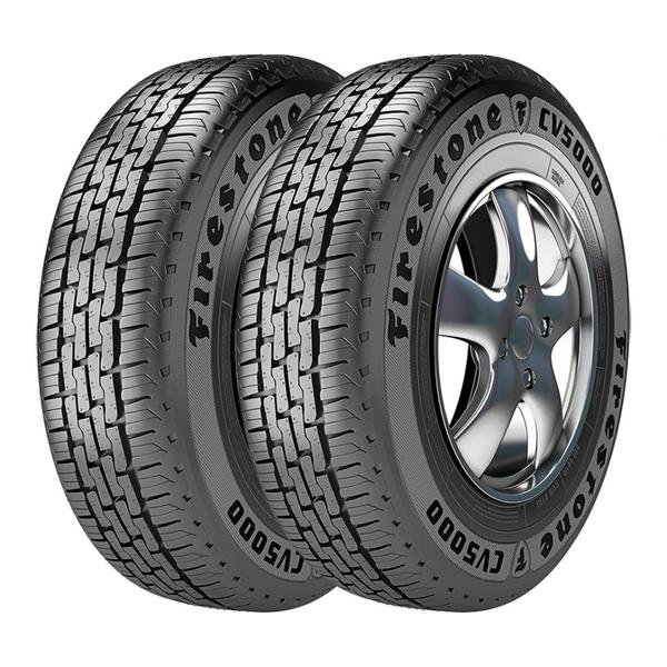 Kit 2 Pneus Firestone Aro 14C 185R14C CV5000 8 Lonas 102/100R