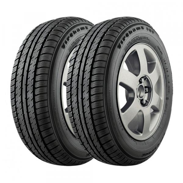 Kit 2 Pneus Firestone Firehawk 680 Aro 15 195/65r15 91v Fabricação 2001