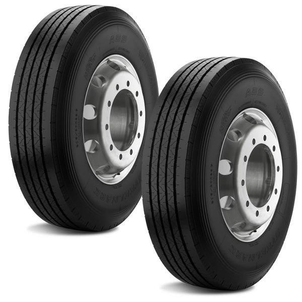 Kit 2 Pneus Goodyear Aro 22.5 275/80R22.5 149/146L Steelmark AGS para Caminhão e Ônibus