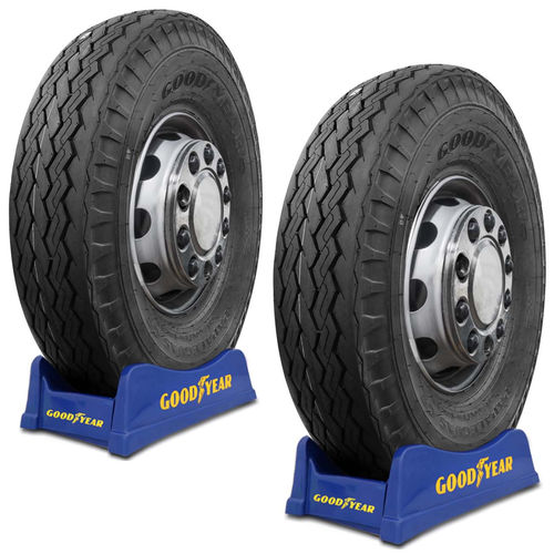 Kit 2 Pneus Goodyear Aro 22 Papaléguas 11.00-22 Plg8 16 Lonas para Caminhão e Ônibus