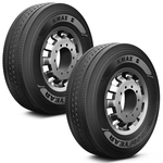 Kit 2 Pneus Goodyear Kmax S Aro 22.5 275/80R22.5 149/146L