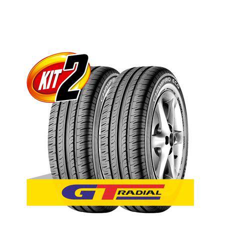 Kit 2 Pneus Gt Radial Aro 13 165/70r13 Champiro Eco 79t