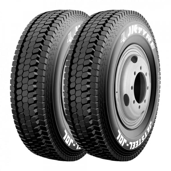 Kit 2 Pneus JK Aro 22,5 275/80R22,5 Jetsteel JDL 149/146M Borrachudo