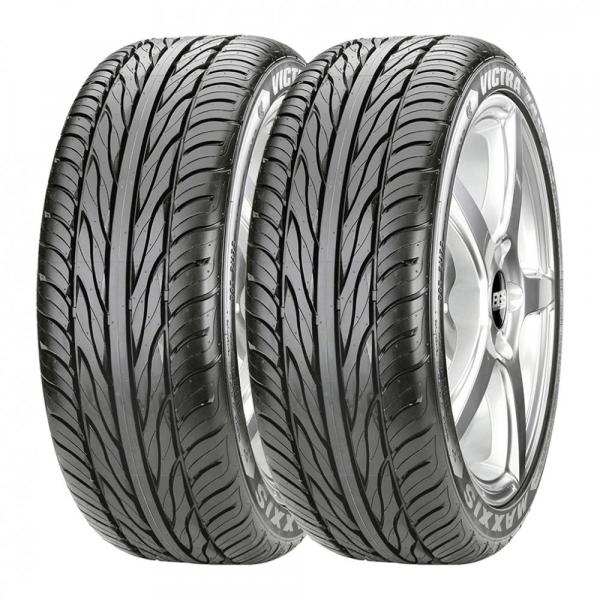 Kit 2 Pneus Maxxis 255/55R19 Victra MA-Z4S 111W Fab 2014 + Válvulas