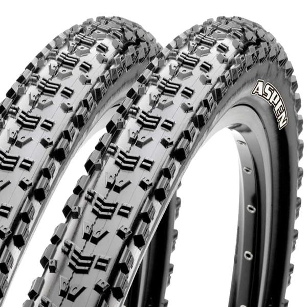 Kit 2 Pneus Maxxis Aspen 29x2.10 Dobrável (Kevlar) EXO/TR Preto