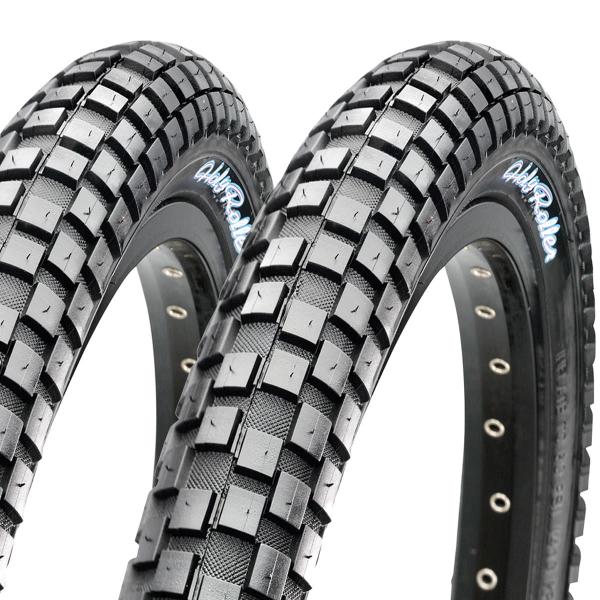 Kit 2 Pneus Maxxis Holy Roller 20x1.75 (Arame) Preto