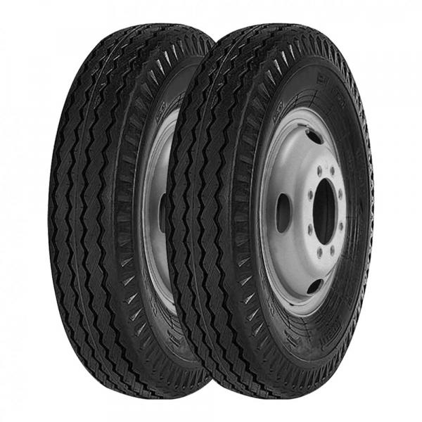 Kit 2 Pneus Pirelli Aro 16 750x16 CT-52 10 Lonas 116/114L Liso