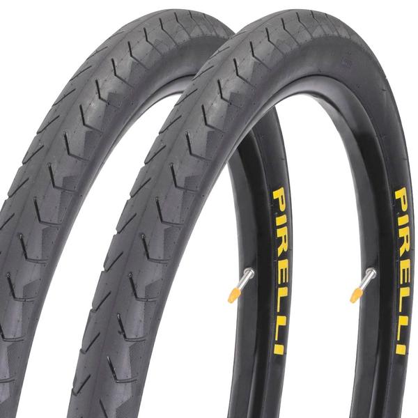 Kit 2 Pneus Pirelli Phantom Street 26x2.00 Arame Preto