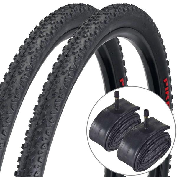 Kit 2 Pneus Pirelli Scorpion MB3 29x2.00 Arame e 2 Câmaras Pirelli