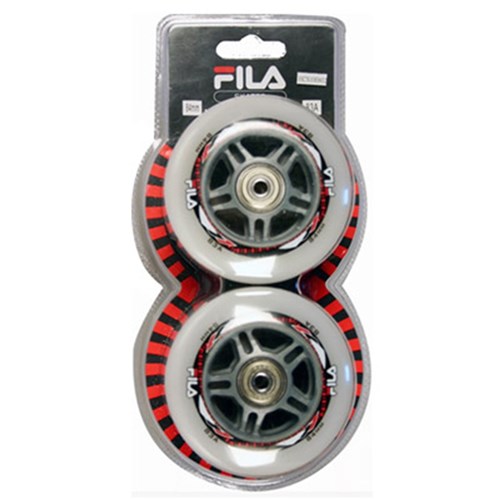 Kit Rodas Fila 90mm / 83A Abec-7 e Espaçador