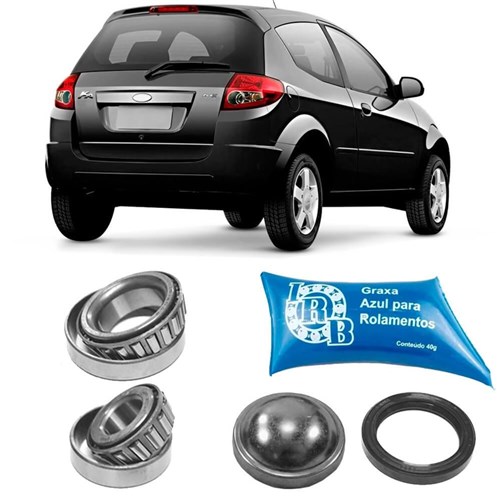 Kit Rolamento Roda Ford Ka 1.0 1.3 97 a 2013 Traseiro Irb