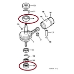 Kit Rolamento Virabrequim Johnson / Evinrude 3.3 HP