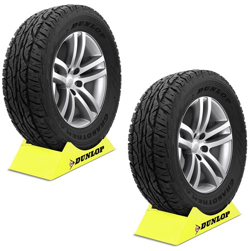 Kit 2 Unidades Pneus Dunlop At3 Aro 16 245/70R16 111T Caminhonete Pick-Up Suv