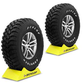 Kit 2 Unidades Pneus Dunlop Grandtrek MT1 Aro 15 31x10.50R15 109N Caminhonete Pick-Up Letras Brancas