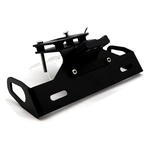 Para KAWASAKI Z800 Motorcycle dobrável License Plate Bracket Titular Licença cauda Tidy-lamas com Luz